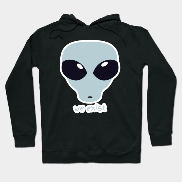 Martians We Exist Hoodie by GBDesigner